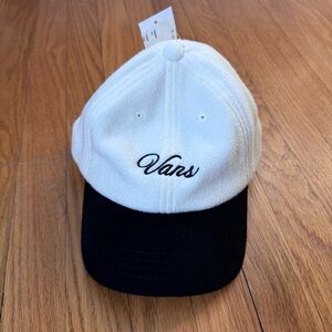 Vans White and Black Cap